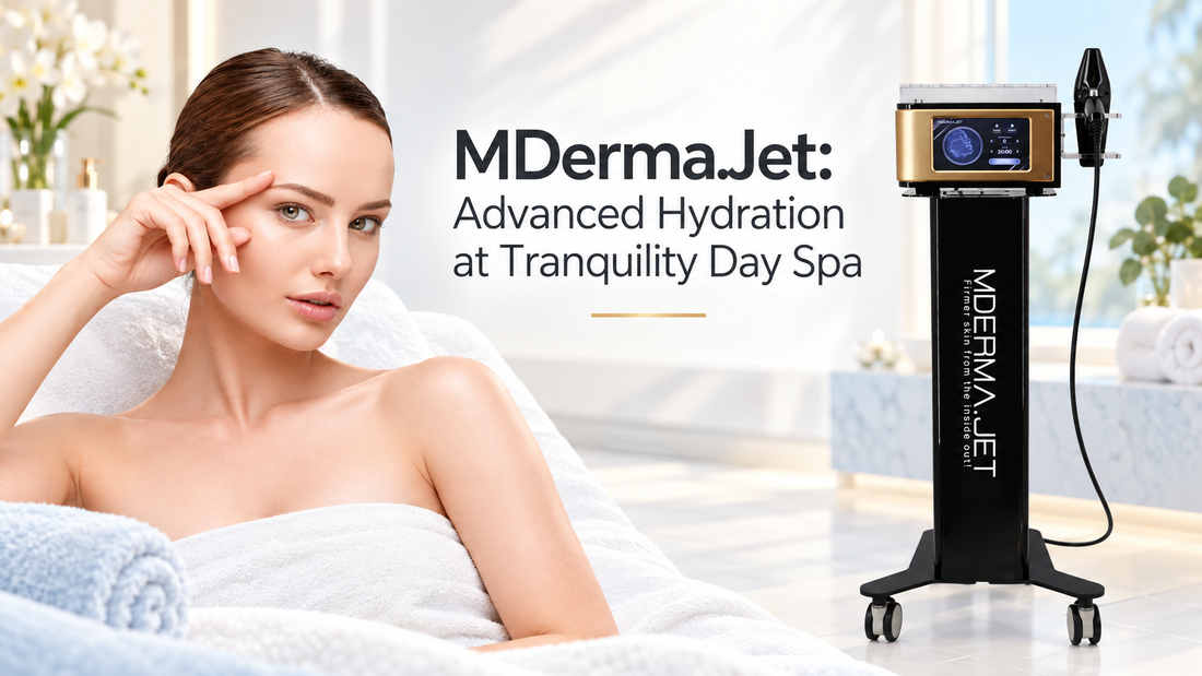 MDerma.Jet needle-free Jet Glow facial treatment at Tranquility Day Spa in St George Queensland